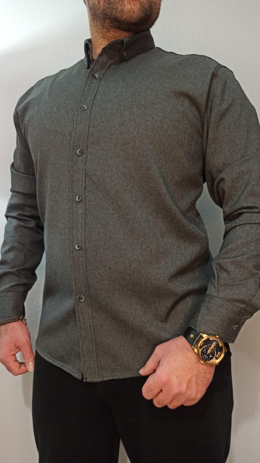 Gabardin Normal Yaka Gömlek