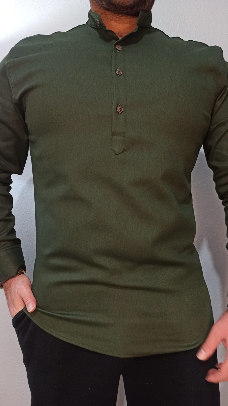 Gabardin Hakim Yaka Gömlek