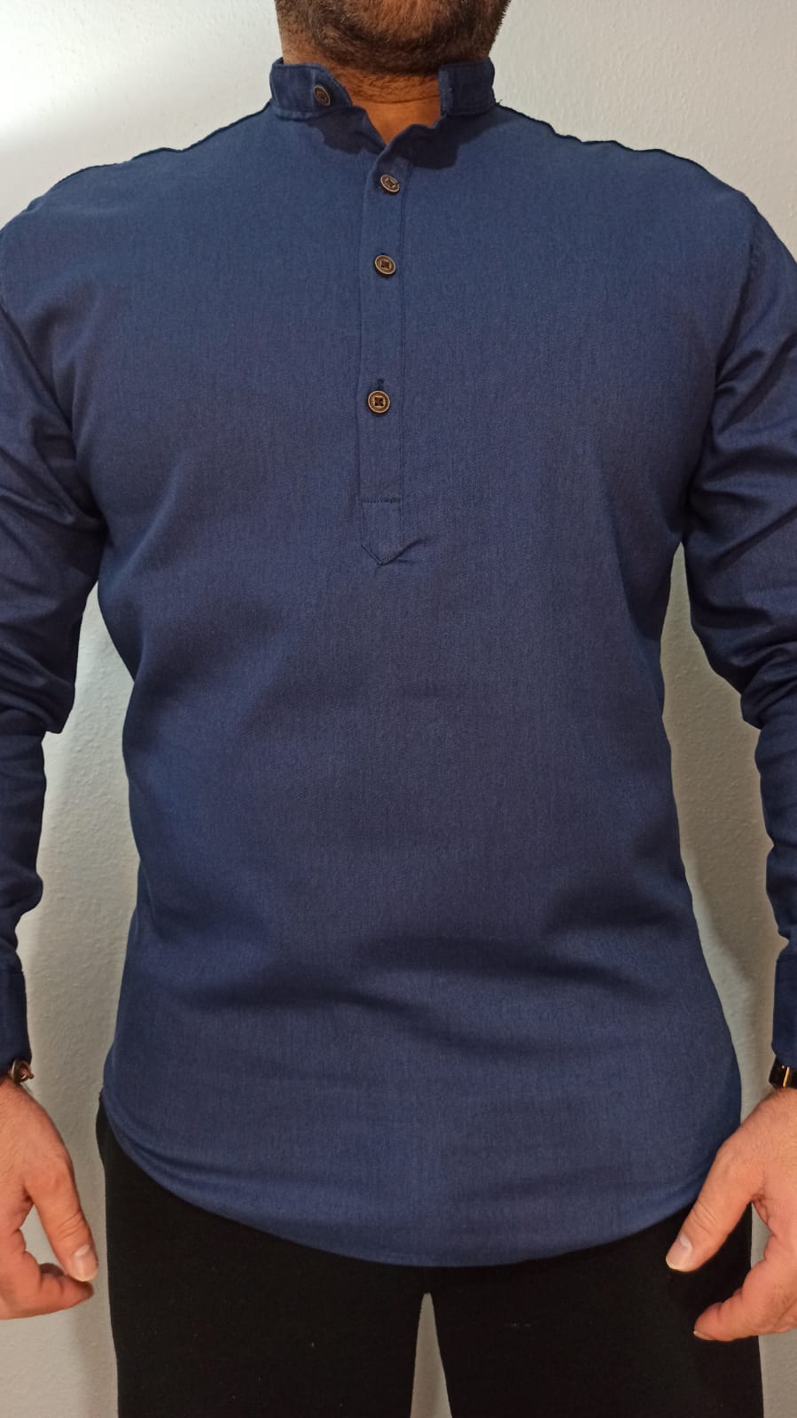 Gabardin Hakim Yaka Gömlek